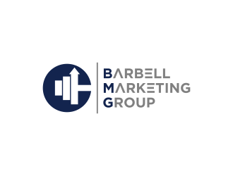 Barbell Marketing Group logo design by ammad