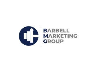 Barbell Marketing Group logo design by ammad