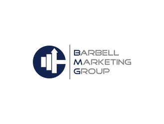 Barbell Marketing Group logo design by ammad