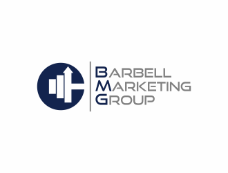 Barbell Marketing Group logo design by ammad