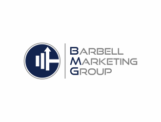 Barbell Marketing Group logo design by ammad
