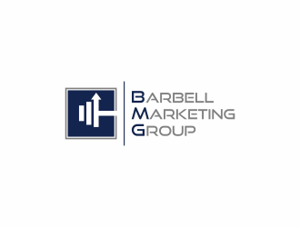 Barbell Marketing Group logo design by ammad
