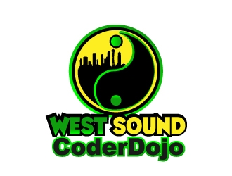 West Sound CoderDojo  logo design by samuraiXcreations
