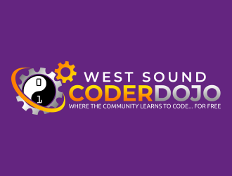 West Sound CoderDojo  logo design by Dakon