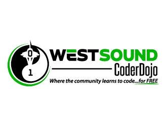 West Sound CoderDojo  logo design by jaize