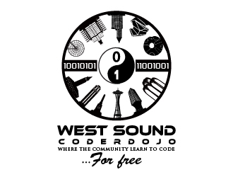 West Sound CoderDojo  logo design by Cyds