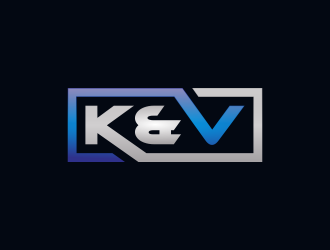 K&V logo design by goblin