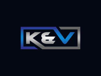 K&V logo design by goblin