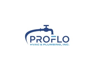 PROFLO HVAC & PLUMBING, INC. logo design by bricton