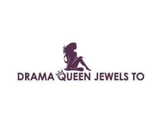 Drama Queen Jewels TO logo design by cybil