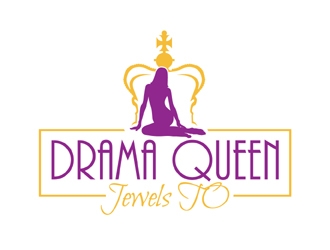 Drama Queen Jewels TO logo design by MAXR