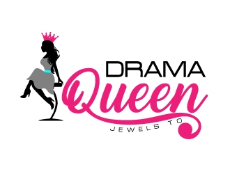 Drama Queen Jewels TO logo design by Suvendu