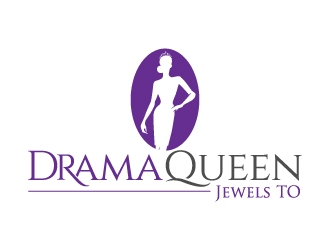Drama Queen Jewels TO logo design by jaize