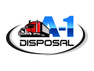 A-1 Disposal  logo design by Bl_lue