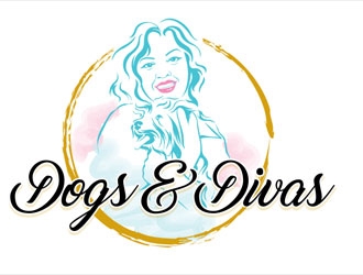 Dogs & Divas logo design by shere