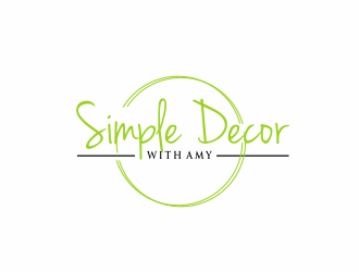 Simple Decor with Amy logo design by haidar