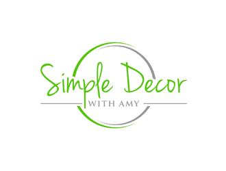 Simple Decor with Amy logo design by bomie