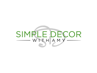 Simple Decor with Amy logo design by ammad