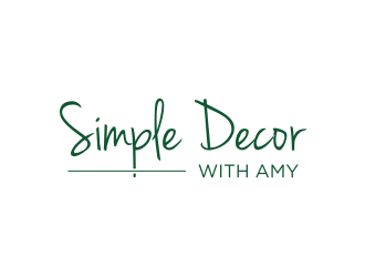 Simple Decor with Amy logo design by Franky.