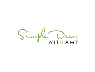 Simple Decor with Amy logo design by johana