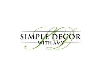 Simple Decor with Amy logo design by johana