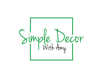 Simple Decor with Amy logo design by MUNAROH