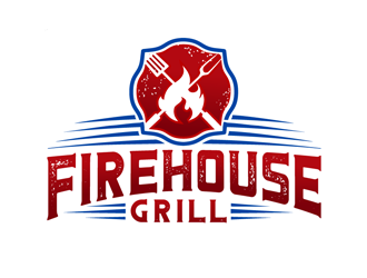 Firehouse Grill logo design by megalogos