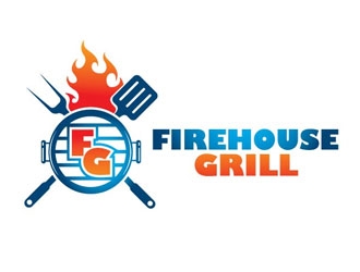 Firehouse Grill logo design by shere