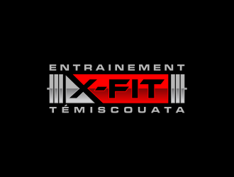 Entrainement X-FiT Témiscouata logo design by haidar