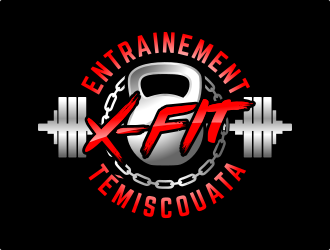 Entrainement X-FiT Témiscouata logo design by Dakon