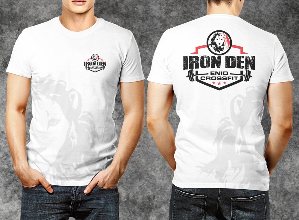 Enid Crossfit Iron Den logo design by Kindo