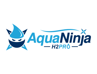 AquaNinja, Inc. logo design by pionsign