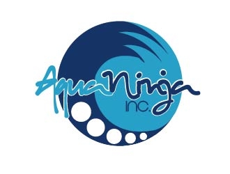 AquaNinja, Inc. logo design by ruthracam