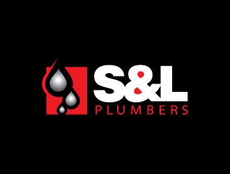 S & L Plumbers logo design by tinycreatives