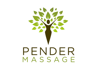 Pender Massage logo design by kunejo