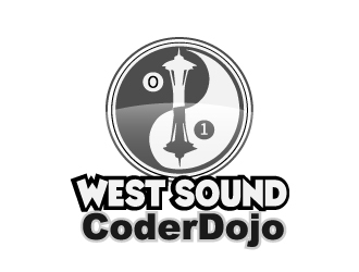West Sound CoderDojo  logo design by samuraiXcreations
