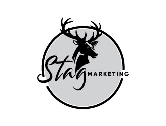 Stag Marketing  logo design by Erasedink