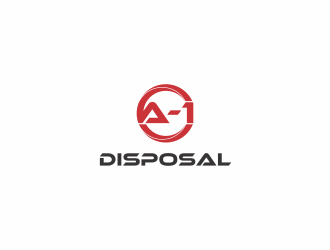 A-1 Disposal  logo design by santrie
