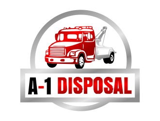 A-1 Disposal  logo design by done