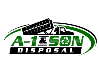A-1 Disposal  logo design by jaize
