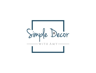 Simple Decor with Amy logo design by cybil
