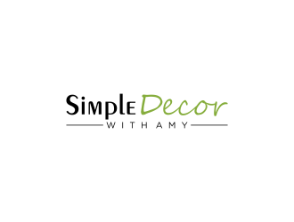 Simple Decor with Amy logo design by semar
