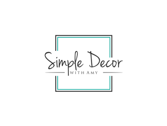 Simple Decor with Amy logo design by ndaru