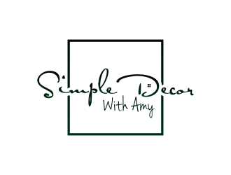 Simple Decor with Amy logo design by MUNAROH