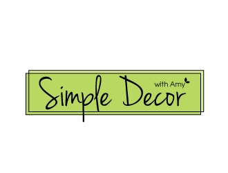 Simple Decor with Amy logo design by tec343