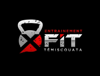 Entrainement X-FiT Témiscouata logo design by labo