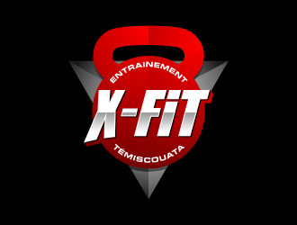 Entrainement X-FiT Témiscouata logo design by ekitessar