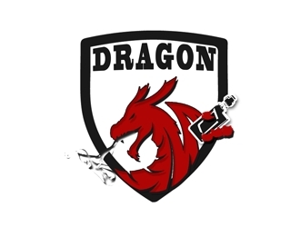 Dragon logo design by bougalla005
