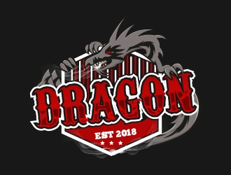 Dragon logo design by fawadyk