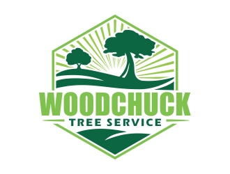 Woodchuck Tree Service logo design by ruki